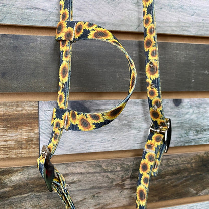 USED Hot Headstalls Western One Ear Headstall Horse Yellow/Black
