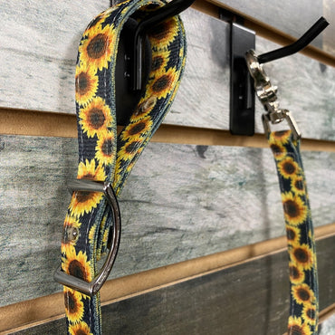 USED Hot Headstalls Wither Strap Horse Yellow/Black