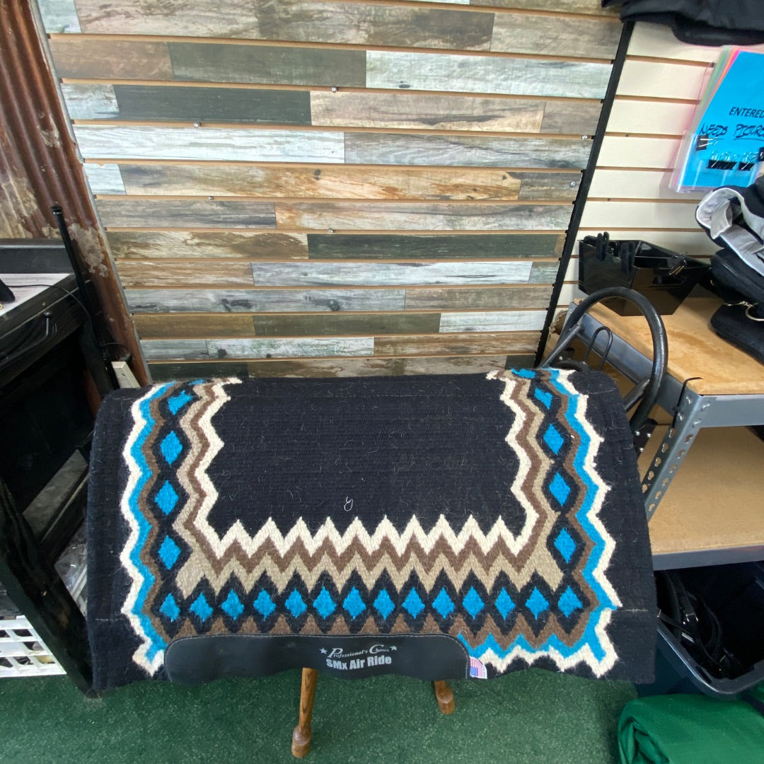 USED Pro Choice Western Saddle Pads Horse Black