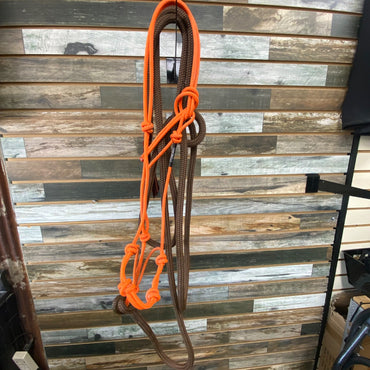 USED Knotty Girlz Halters Horse Orange