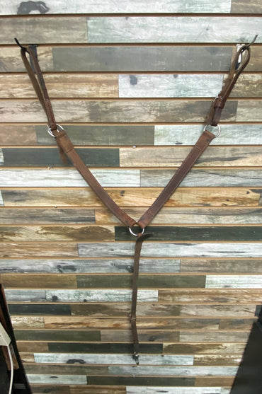 USED Circle Y Western Breastcollar – Medium Oil