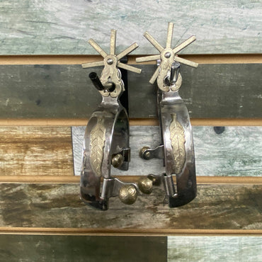 USED  Sam Kyoung Ladies Spurs  Silver