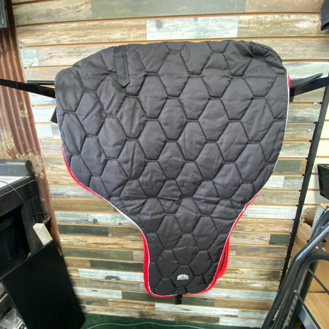 USED  Saddle Bag  Black/red