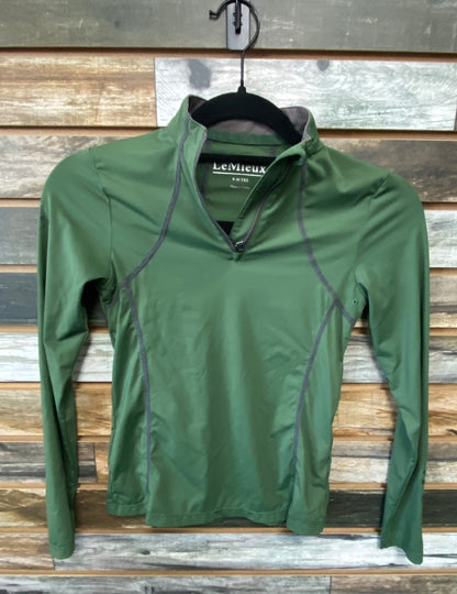 USED LeMieux Long Sleeve Base Layer Sun Shirt | Youth S/M