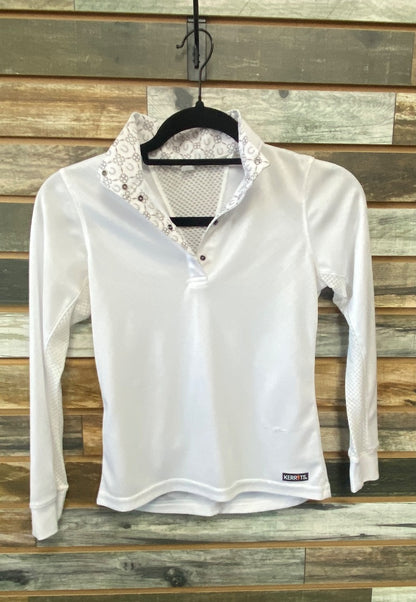 USED Kerrits Long Sleeve Show Shirt | Youth Medium