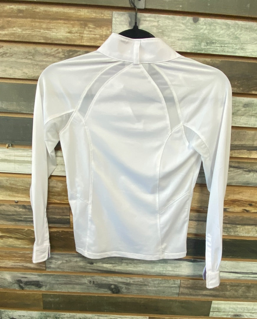USED Ariat Pro Youth Long Sleeve Show Shirt | Size Youth Medium/10