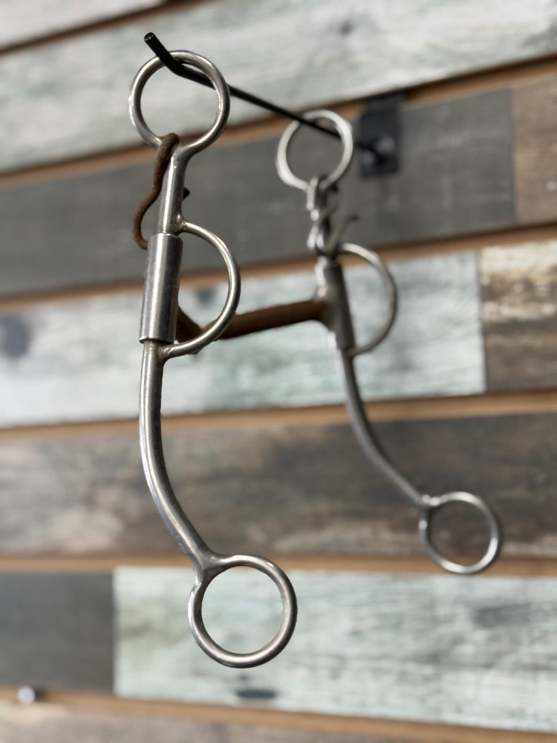 USED Reinsman Argentine Snaffle Bit 5" Mouth 8" Shank