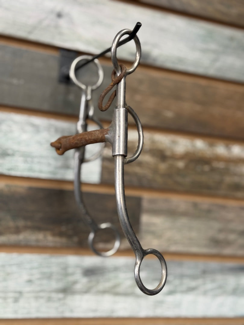 USED Reinsman Argentine Snaffle Bit 5" Mouth 8" Shank
