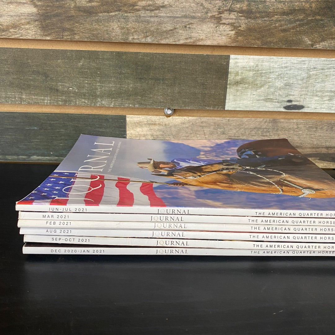 USED AQHA AQHA Journals 2021 10” x 8” Multi