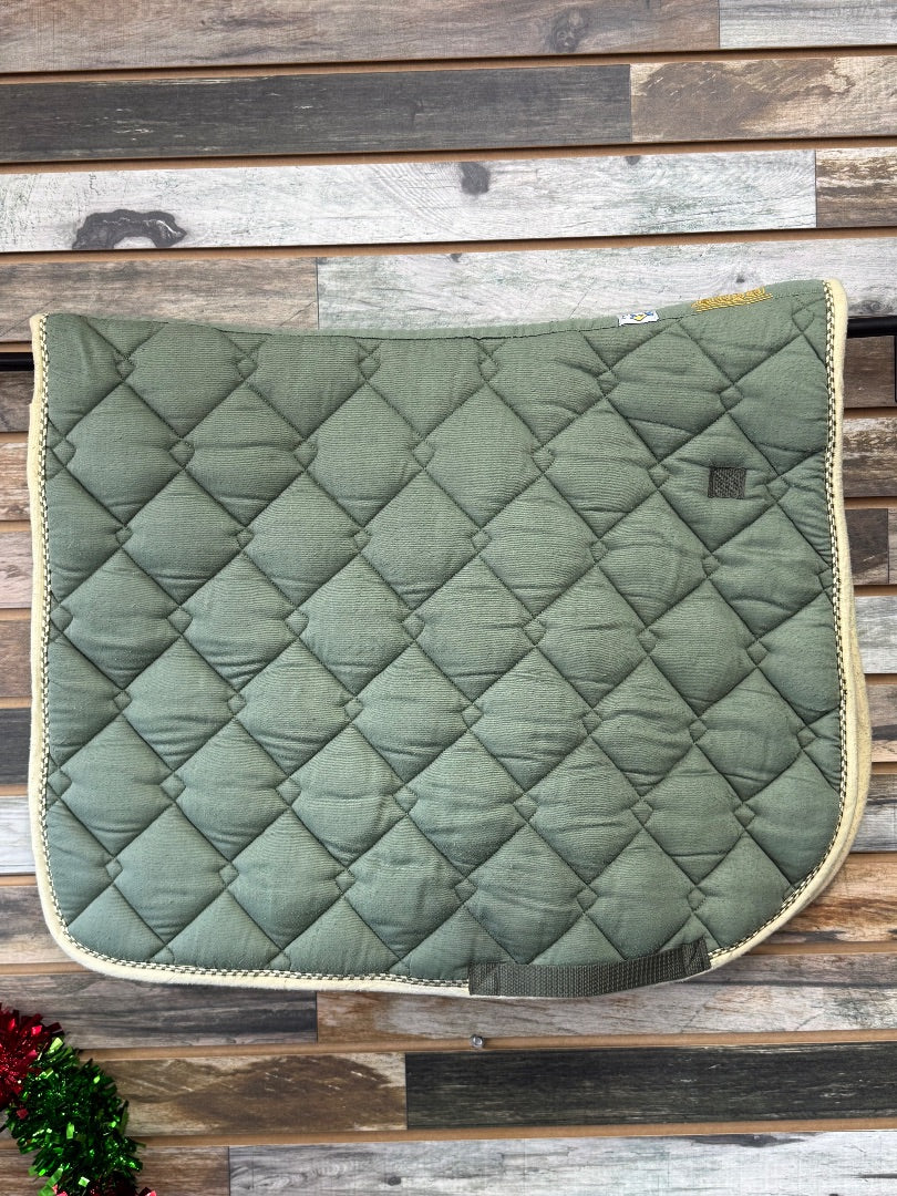 USED Green Roma Wick Easy Dry+Cool Dressage Pad Full