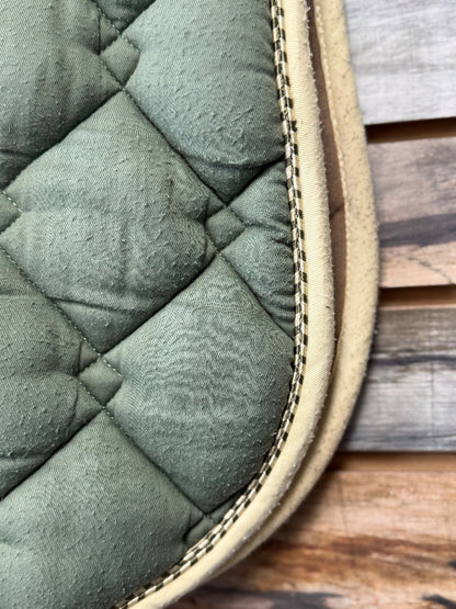 USED Green Roma Wick Easy Dry+Cool Dressage Pad Full