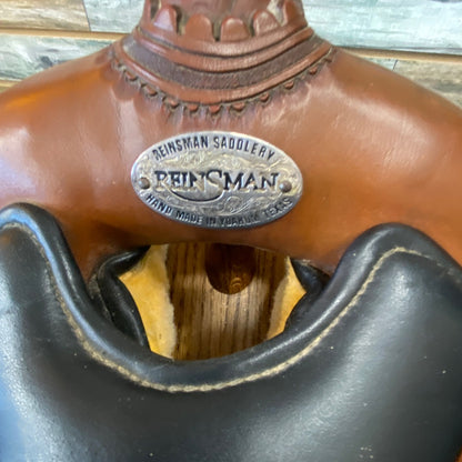 USED Reinsman by Circle Y Trail Saddle 16" Seat 7" Gullet Medium Oil