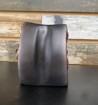 USED Bay Horse & Horseshoe Rubber Cup Holder