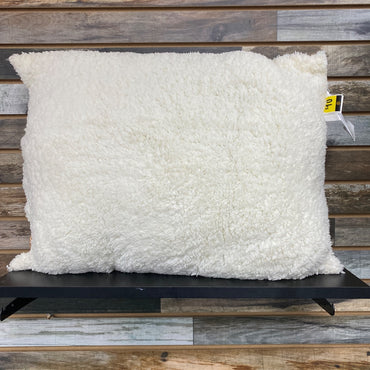 USED Fleece Bottom Pillow  Chestnut Horse Multicolor