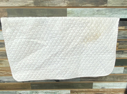 USED Diamond Wool Thin Baby Pad  White