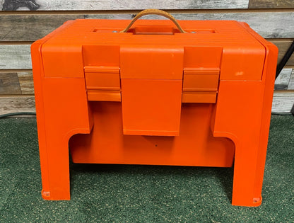 USED 2-in-1 Mounting Block & Grooming Tote – Orange