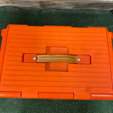 USED 2-in-1 Mounting Block & Grooming Tote – Orange