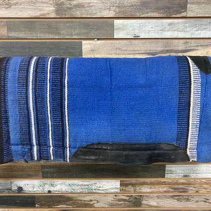 USED  Blanket Top Fleece Pad  Blue/Black