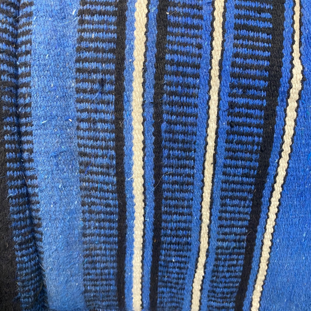 USED  Blanket Top Fleece Pad  Blue/Black