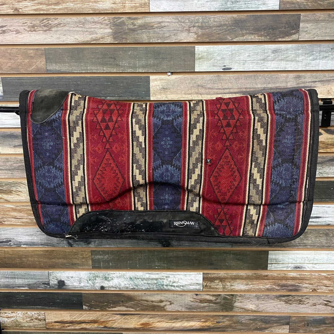 USED Reinsman Swayback Bridge Pad  Aztec