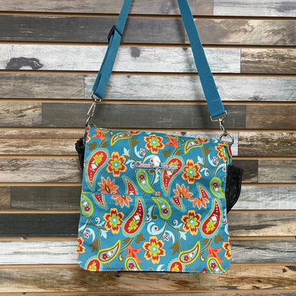 USED Classic Equine Grooming Bag  Paisley Teal Design