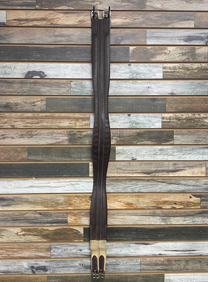 USED  Leather One End Elastic 48" Dark Brown