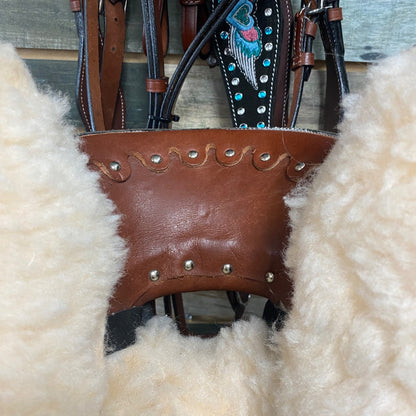 USED Stunning Barrel Saddle – 16" Seat, 7" Gullet