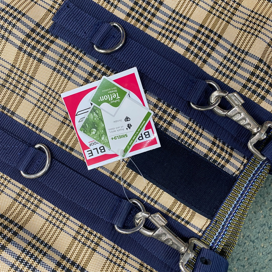 USED NWT 5/A Baker 220g Turnout Blanket 78" Plaid