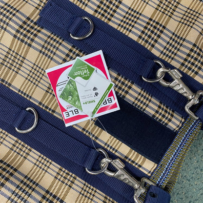 USED NWT 5/A Baker 220g Turnout Blanket 78" Plaid