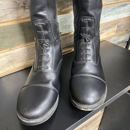 USED Horze Ladies Tall Feild Boots 5 Black