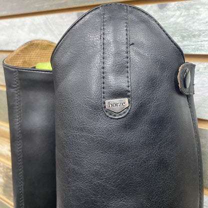 USED Horze Ladies Tall Feild Boots 5 Black