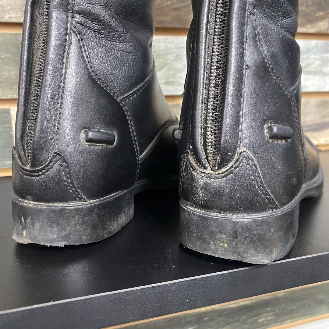 USED Horze Ladies Tall Feild Boots 5 Black