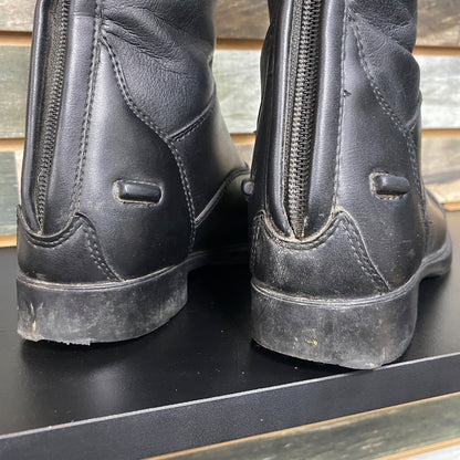 USED Horze Ladies Tall Feild Boots 5 Black