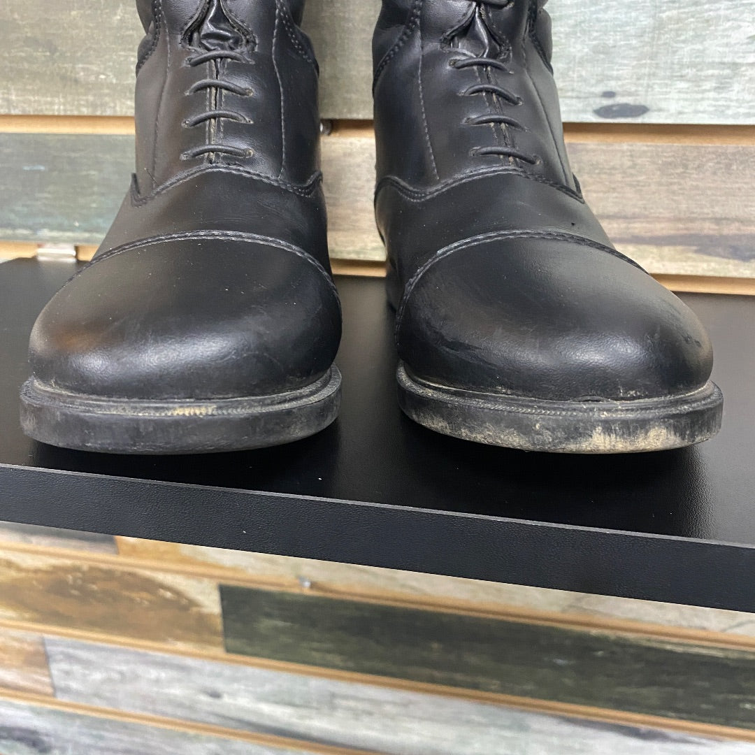 USED Horze Ladies Tall Feild Boots 5 Black