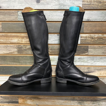 USED Horze Ladies Tall Feild Boots 5 Black