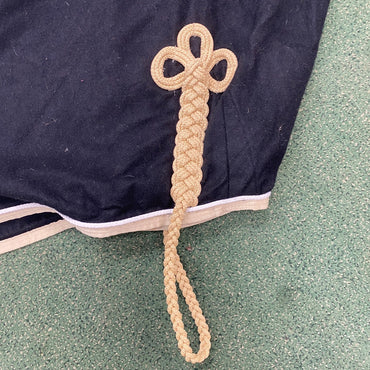 USED  Wool Cooler 78" Black W/ Gold Trim