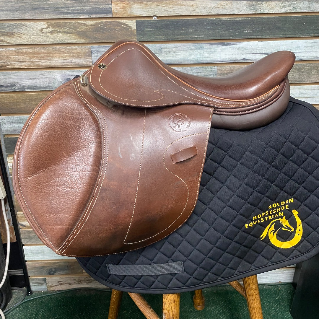 USED Rosetti English Jump Saddle 16.5” Medium Oil