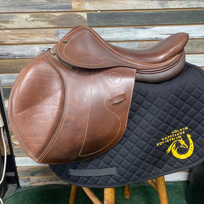USED Rosetti English Jump Saddle 16.5” Medium Oil