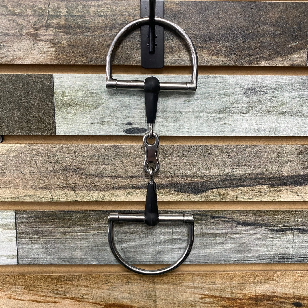 USED 5.25" D-Ring Rubber Mouth with Flat French Link