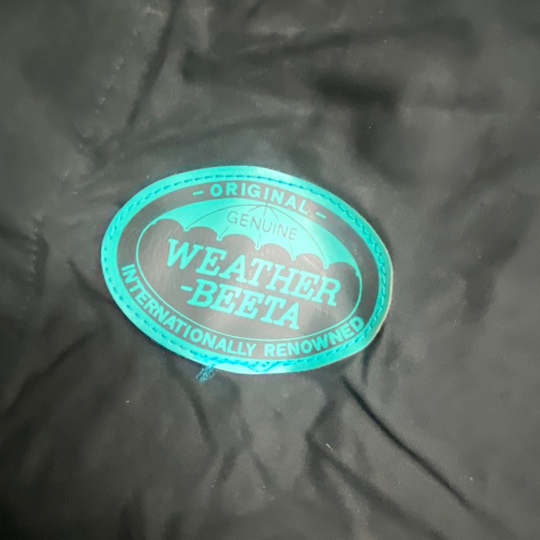 USED WeatherBeeta Stable Sheet (0 Fill) – Black & Teal, Size 76"