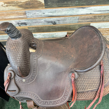 USED  Ranch Saddle 16" Dark Oil