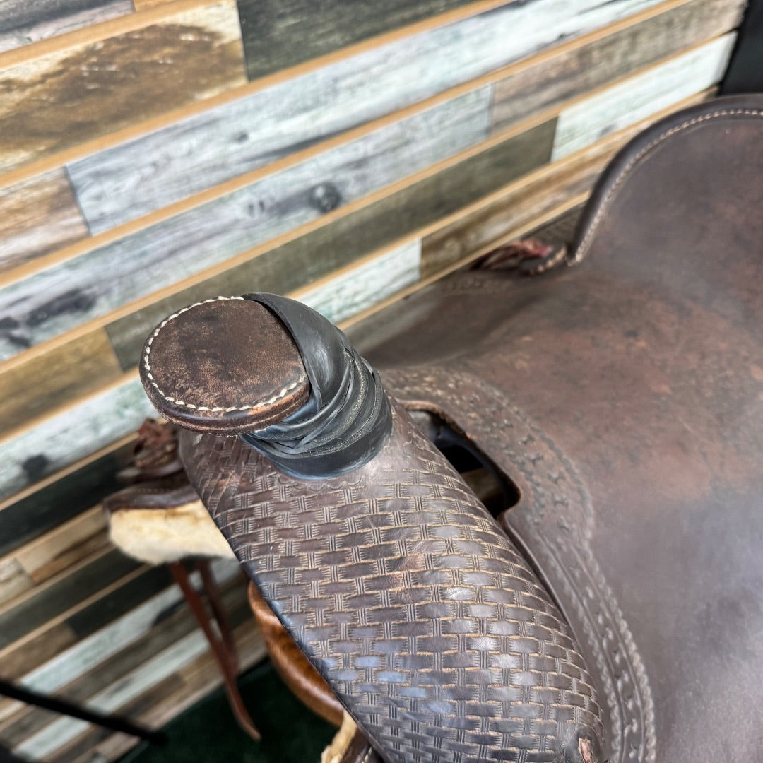 USED  Ranch Saddle 16" Dark Oil