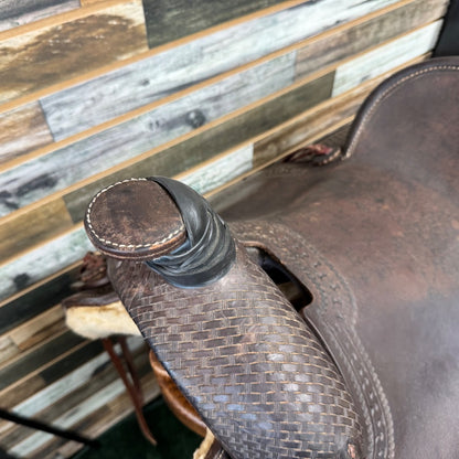 USED  Ranch Saddle 16" Dark Oil