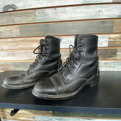 USED Ariat Advanced Torque Stablizer Lace Up Paddock Boots | Size 7