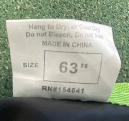 USED  Turnout 0G Sheet 63" Royal Blue with Green Trim