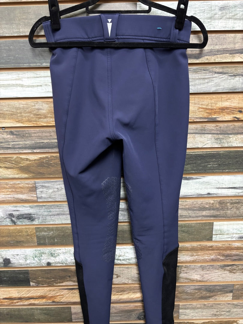 USED Kerrits Fleece Lined Ladies English Breeches Small Navy
