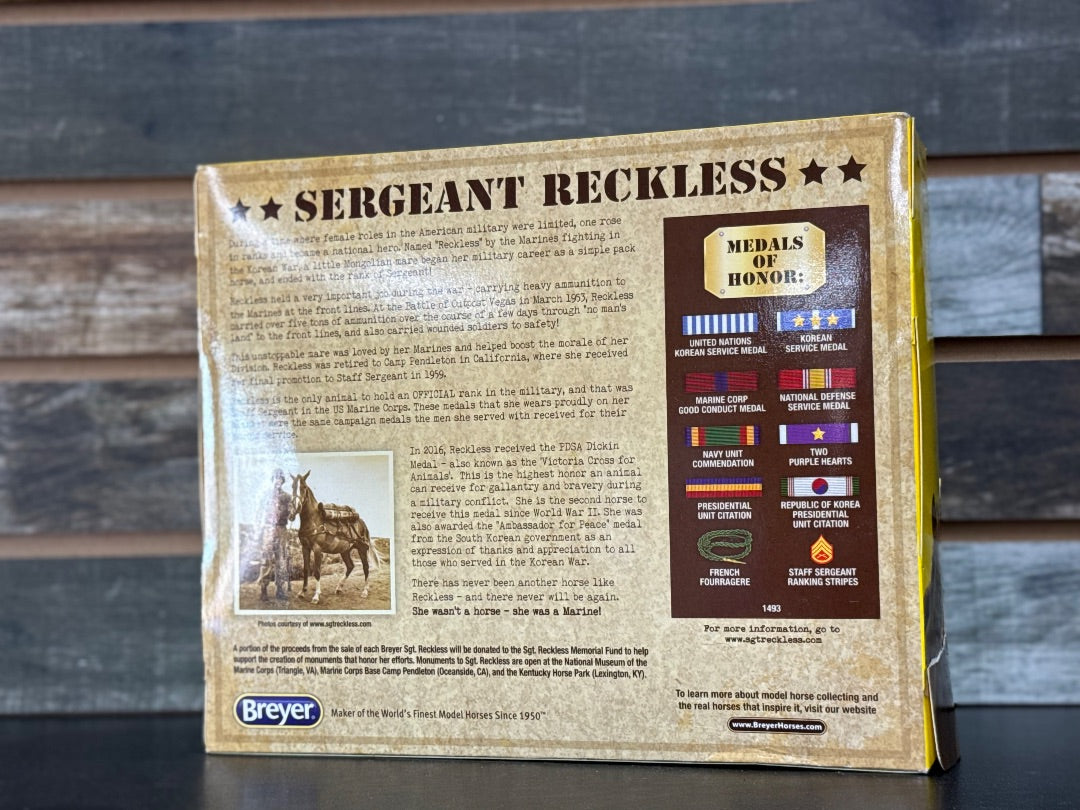 USED Breyer Sergeant Reckless - Limited Edition | Retired  Bay