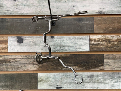 USED Myler Gag Tounge Relief Long Shank Medium Port 5"