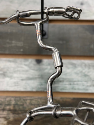 USED Myler Gag Tounge Relief Long Shank Medium Port 5"