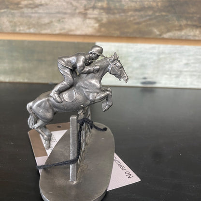 USED American Pewter Jumper Statue